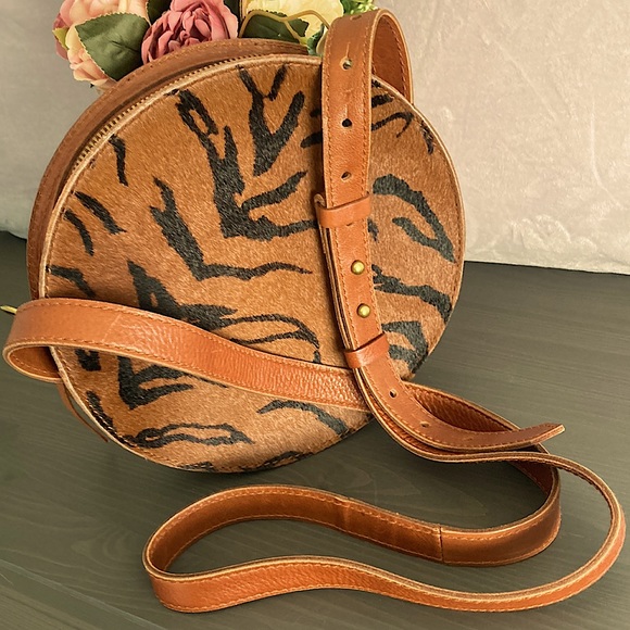 FINAl SALE! 🔥 MADEWELL leather Crossbody bag Brown second hand. - Picture 1 of 8